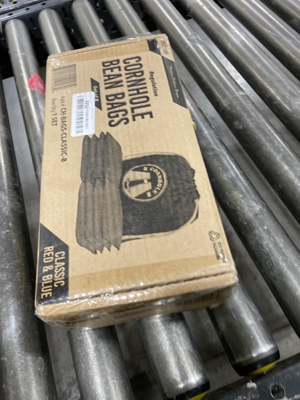 Photo 1 of GoSports Official Regulation Cornhole Bean Bags Set of 8 - All Weather - Classic Red and Blue