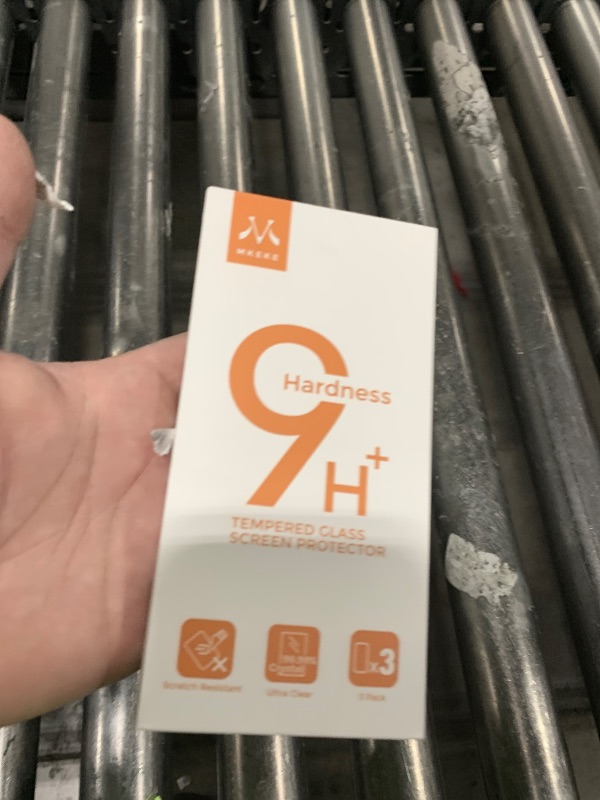 Photo 1 of  Mkeke Screen Protector for iPhone 16 Pro, 3 Pack Tempered Glass [9H Hardness] [Military-Grade Drop Protection] [Sensitive Touch] [Easy Installation Frame] [HD Clear] for 6.3 inch 