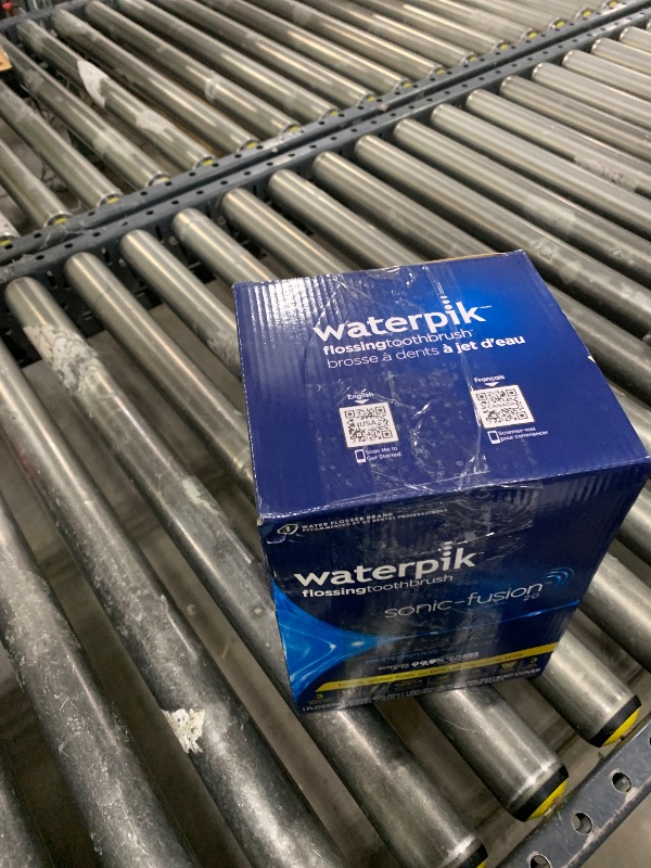 Photo 1 of Waterpik Sonic-Fusion 2.0 Professional Flossing Electric Toothbrush with Water Flosser Combo Two In One, For Daily Gum Care and Cleaning Teeth, Braces, Implants, White SF-04CD010-1, Packaging May Vary