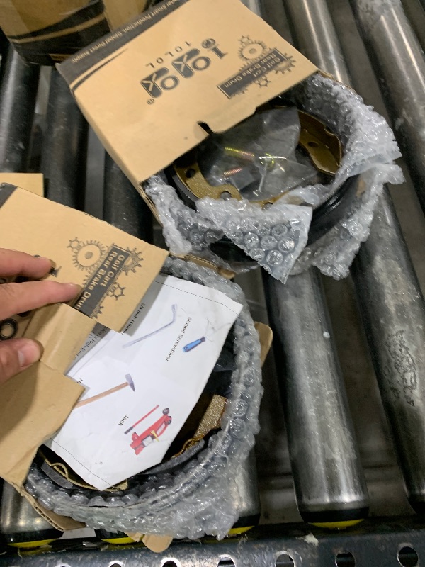 Photo 1 of 10L0L Golf Cart Brake Drums & Brake Shoes Deluxe Set for Golf Cart Club Cart DS (1995-up) & Precedent (2004-up) with Brake Shoes Spring Kit