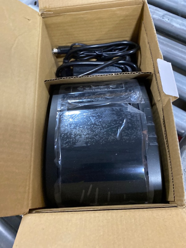 Photo 1 of MUNBYN Bluetooth Thermal Receipt Printer P047, 80mm POS Printer, Thermal Printer with USB Serial Ethernet, Bluetooth, Support Android Windows PC (Do Not Support iOS Paypal Doordash Grubhub Vagaro)