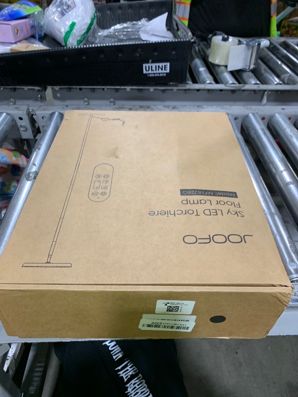 Photo 1 of JOOFO LED Floor Lamp – Super Bright Torchiere with Remote & Foot Switch, Stepless Dimmable Tall Standing Lamp, 69" Modern Pole Light for Corner, Living Room, Bedroom, Reading, Office