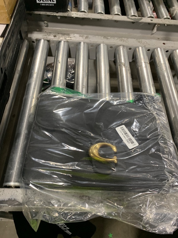 Photo 1 of Soft Grain Leather Chain Tabby Shoulder Bag 35 with Chain******Unable to Authenticate