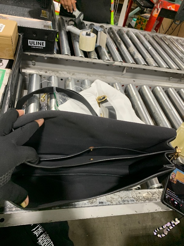 Photo 1 of Soft Grain Leather Chain Tabby Shoulder Bag 35 with Chain******Unable to Authenticate