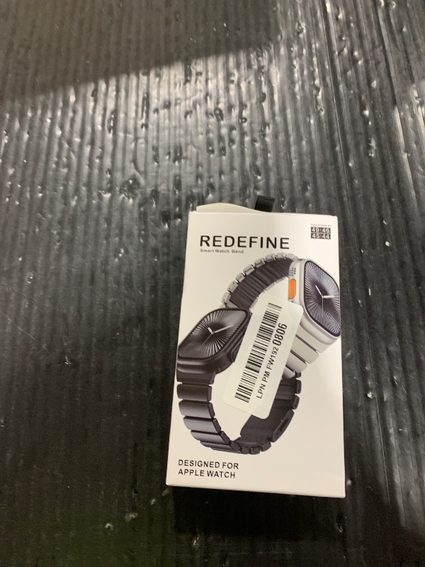 Photo 1 of Luxury Titanium Silicone Dual-Layer Link Bands Compatible with Apple Watch Band Ultra 3/2/1 49mm 46mm 45mm 44mm 42mm, Men Women Magnetic Clasp Metal Bracelet for iWatch Series 11 10 9 8 7 6 5 4 SE (Black-Orange, 49mm/46mm/45mm/44mm/42mm(Series 3))