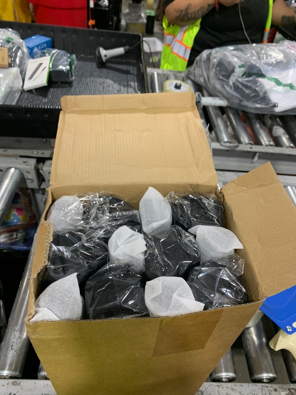 Photo 1 of Jexine 12pcs Travel Compact Umbrellas Bulk, 10 Ribs Automatic Open Close Windproof Black Umbrella for Rain Backpack Car Women Men