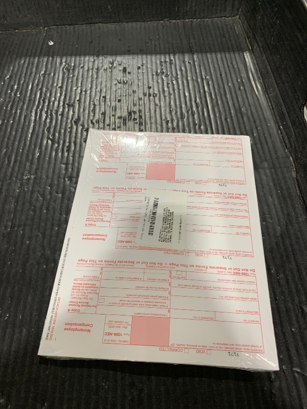 Photo 1 of 1099 NEC Tax Forms 2025 with Envelopes, 4 Part 15 Pack Tax Forms Kit and 15 Self-Seal Envelopes –Great for QuickBooks and Accounting Software, Value Pack for Business - Made in The USA - 15-Pack