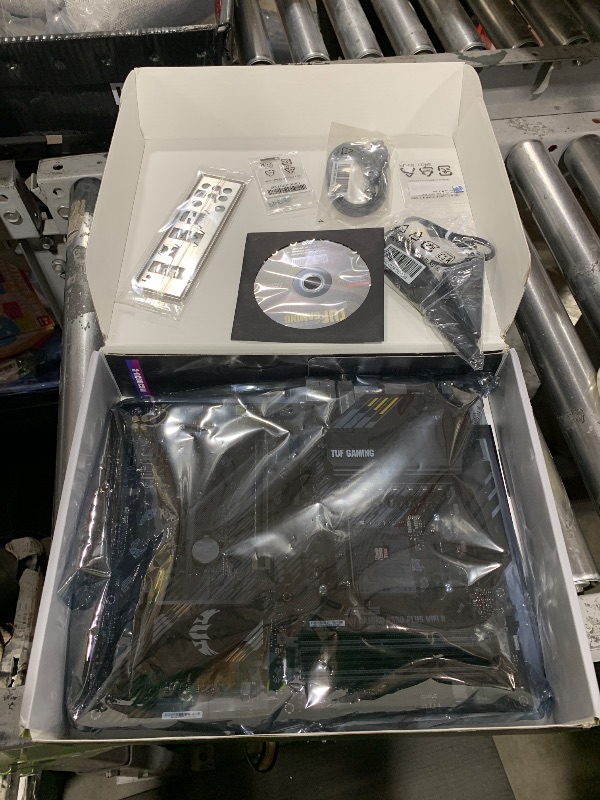 Photo 1 of ASUS TUF Gaming B550-PLUS WiFi II AMD AM4 (3rd Gen Ryzen™) ATX Gaming Motherboard (PCIe 4.0, WiFi 6, 2.5Gb LAN, BIOS Flashback, USB 3.2 Gen 2, Addressable Gen 2 RGB Header and Aura Sync)