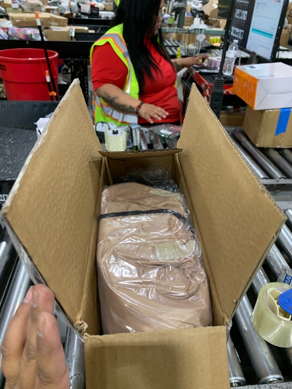 Photo 1 of Neoflavie Inflatable Pregnancy Pillow,Full Body Pregnancy Mattress with Hole for Belly Chest/Head,Pregnancy Pillows for Prone Sleeping,Relieves Back Pain-Portable for Massage,Home,Trave (Khaki)