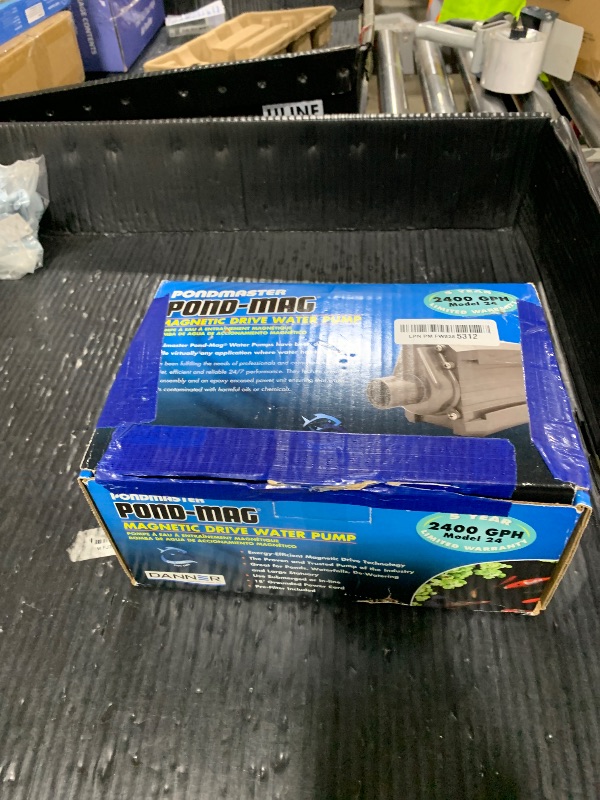Photo 1 of Danner Manufacturing, Inc., Pondmaster Pond-Mag, 2400 GPH Magnetic Drive Water Pump, 02750