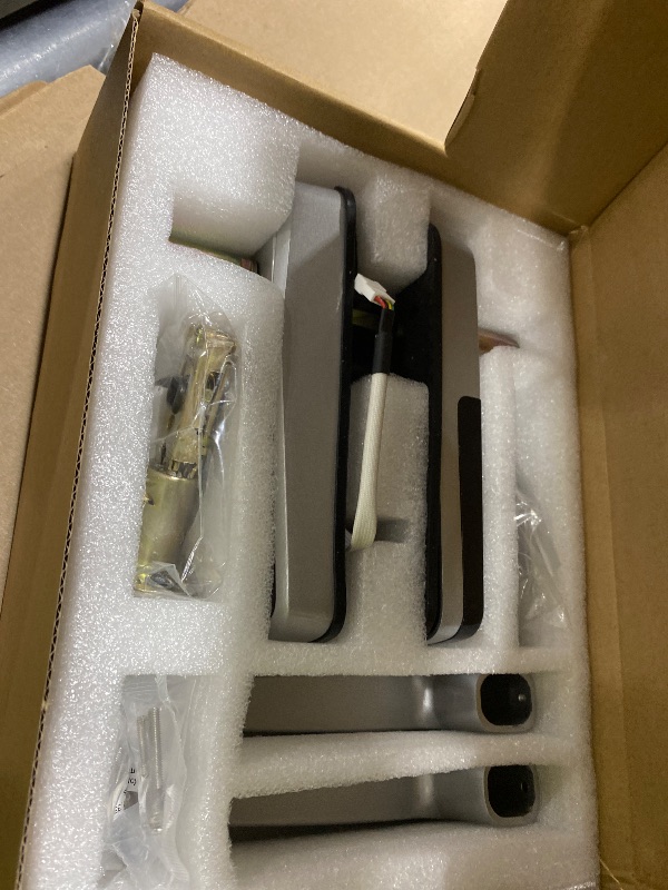 Photo 1 of Smart Door Lock with Handle,Keyless Entry & Remote Access,Fingerprint Keypad Exterior Lock,Smart Locks for Front Door,Home,Airbnb & Rental,Electronic Deadbolt Lock,One-Time Password with TT Lock