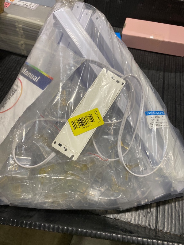 Photo 1 of Tiyahomey 25Pack RGB 5 Hexagon LED Garage/Wall Lights, RGB 358 Kinds of Changes Dimmable Speed-Adjustable DIY Color-Changing Lights