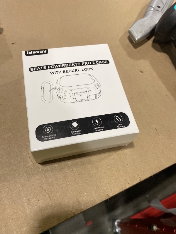 Photo 1 of [Upgrade Secure Lock] for Beats Powerbeats Pro 2 Case Cover, LDSXAY Carbon Fiber Shockproof Protective Cover for Powerbeats Pro 2 2025 with Cleaner Kit & Carabiner (Orange)