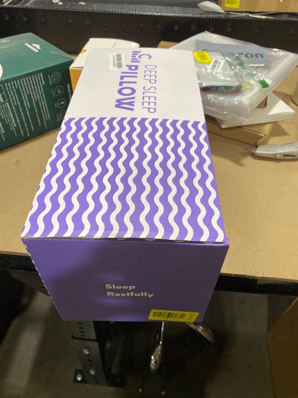 Photo 1 of C CUSHION LAB Deep Sleep Pillow, Patented Ergonomic Contour Design for Side & Back Sleepers, Orthopedic Cervical Shape Gently Cradles Head & Provides Neck Support & Shoulder Pain Relief - Calm Grey