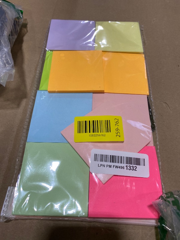 Photo 1 of (24 Pads) Sticky Notes 3x3 Inches,Bright Colors Self-Stick Pads, Easy to Post for Home, Office, Notebook