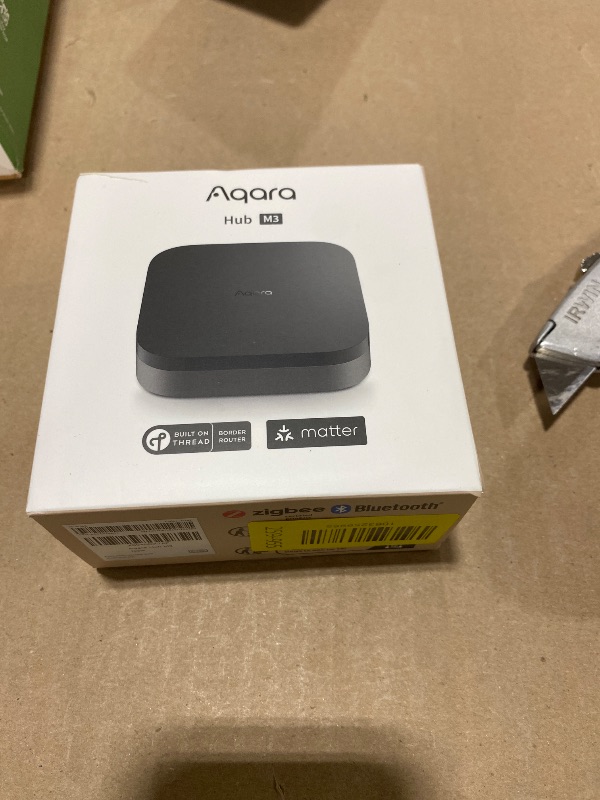 Photo 1 of Aqara Smart Home Hub M3 for Advanced Automation, Matter Controller, Thread Border Router, Features Zigbee, Bluetooth, Wi-Fi, PoE, IR, Supports Alexa, Apple HomeKit, SmartThings, Home Assistant, IFTTT