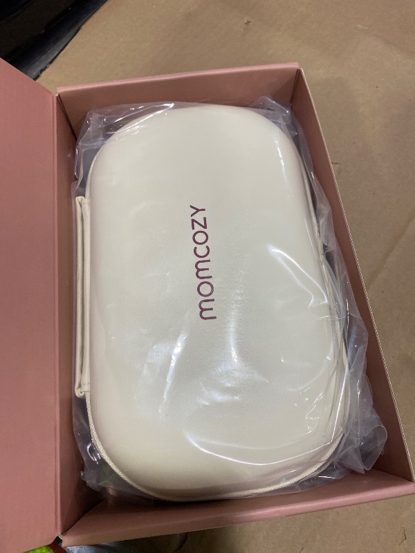 Photo 1 of Momcozy M5 Smart APP Controlled Wearable Breast Pump, Hands-Free Wireless Electric Pump, 3 Modes 9 Suction Levels, BPA-Free, Portable Lightweight, 24mm Flange, 2-Pack Cozy Red