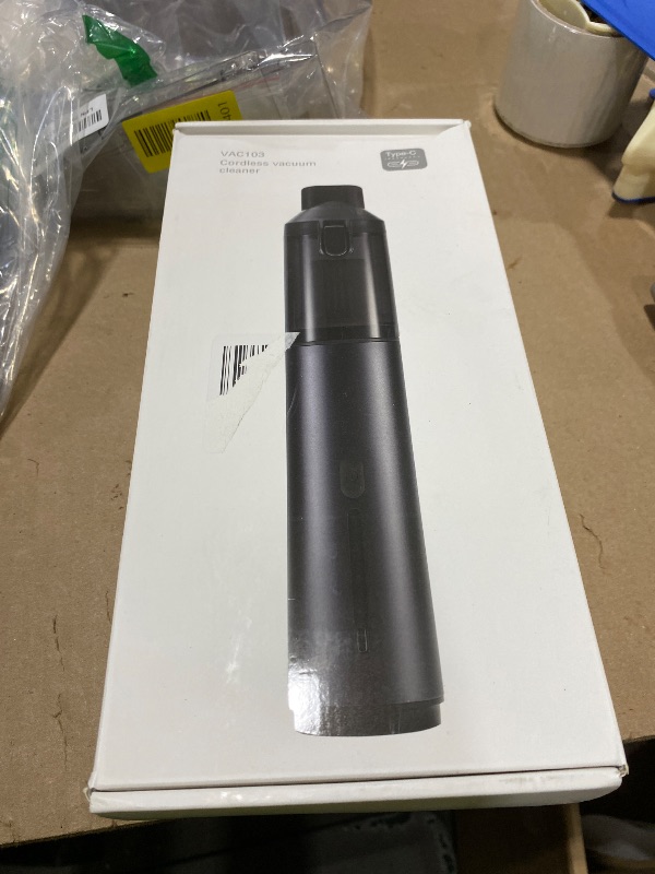 Photo 1 of Car Vacuum Portable Cordless Handheld Vacuum Cleaner 4-in-1 Mini Cordless Vacuum with 2 Suction Modes and 16800pa Suction Power Blowing & Inflating 2 Modes Handheld Vacuum for Car, Desk, Keyboards