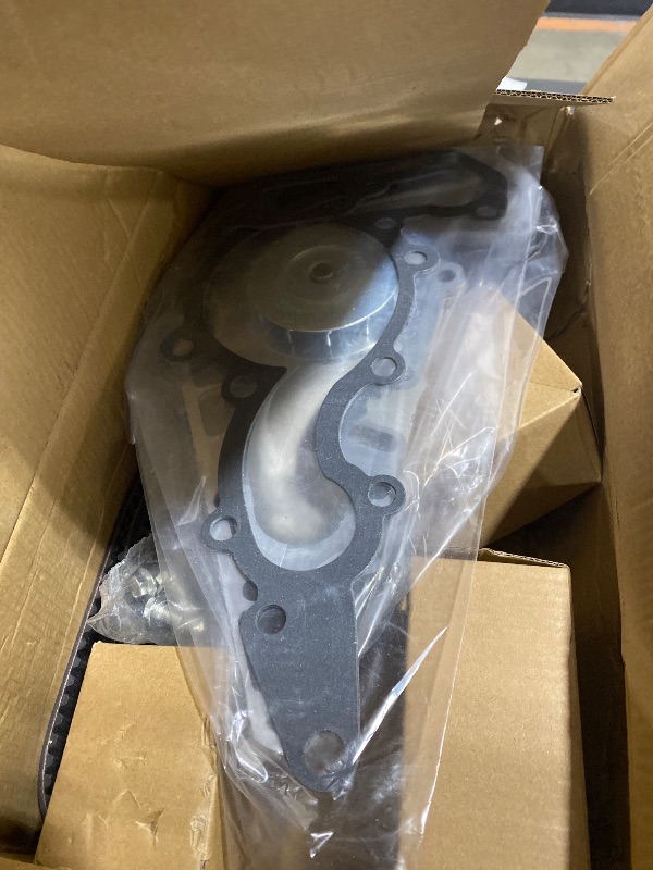 Photo 1 of Engine Timing Belt Kit with Water Pump | Compatible with 1998-2010 Toyota 4Runner Land Cruiser & Lexus GS400 GX470 SC400-4.0L, 4.3L, 4.7L V8 Engine | Replaces# TKT021, TCKWP298