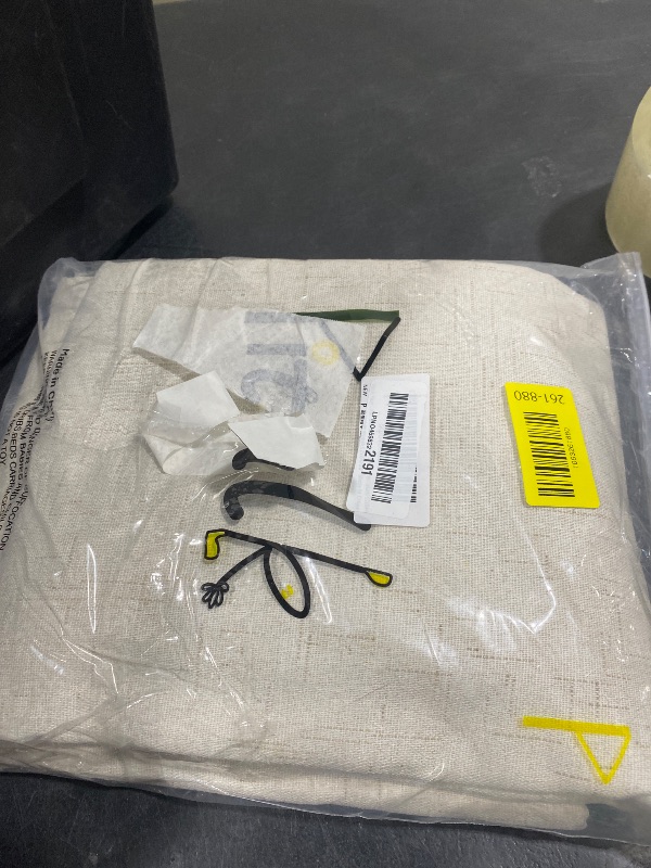 Photo 1 of 100% Blackout Curtains 84 Inch Length 2 Panels Set Neutral Boho Linen Farmhouse for Bedroom Windows Living Room Darkening Thermal Insulated Drapes Natural Cream Ivory 7ft Long Back Tab Pleated Pocket