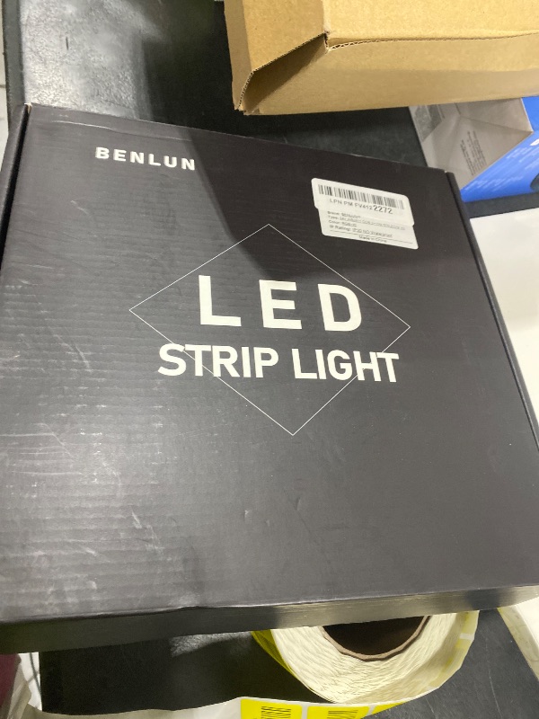 Photo 1 of BENLUN 24V WS2811 RGB+IC COB LED Strip Lights 65.6ft (2 Rolls of 32.8ft), Chasing LED Light Strip with 338 Remote Controller Models and Power Supply for Bedroom, Living Room, Gaming, Parties