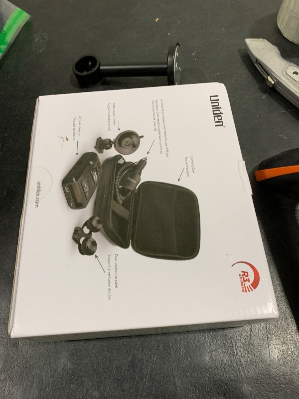 Photo 1 of Uniden R3 EXTREME LONG RANGE Laser/Radar Detector, Record Shattering Performance, Built-in GPS w/ Mute Memory, Voice Alerts, Red Light & Speed Camera Alerts, Multi-Color OLED Display , Black