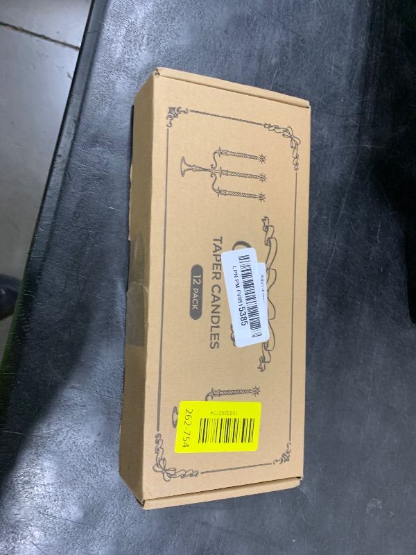 Photo 1 of ********READ CLERK COMMENTS*********
Tobeape Ivory Twisted Taper Candles Set of 12, 10 Inch Tall Unscented Dripless, Smokeless Spiral Tapered Candlestick Wax Candles for Wedding Dinner Home Décor Birthday Party - 8 Hour Long Burning