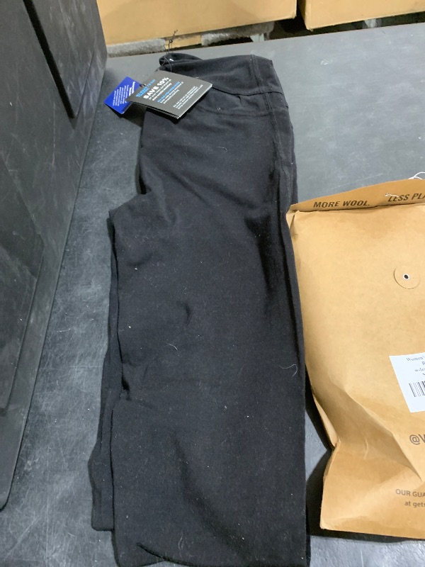 Photo 1 of Women's Flex Merino Legging by Woolly | RWS Certified | Ultra-Soft, Breathable, Seattle Designed - Black - M