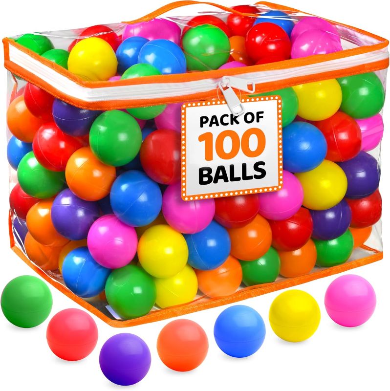 Photo 1 of 100 BALL PIT BALLS 
