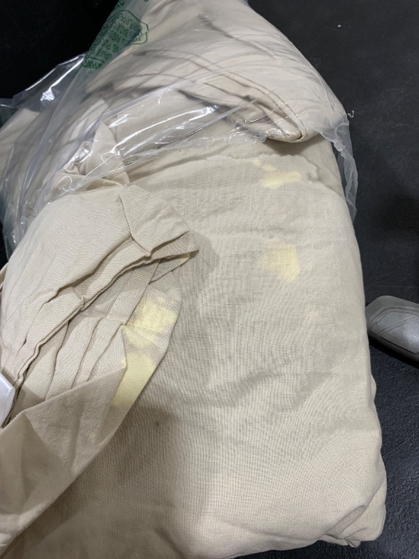 Photo 1 of SONORO KATE 100% French Pure Linen Sheets, Breathable and Durable Linen Full Size Sheets, Anti-Tear Linen Bed Sheets, Machine Washable, 16 Inch Deep Pocket - 4 Piece (Natural Linen, Full)