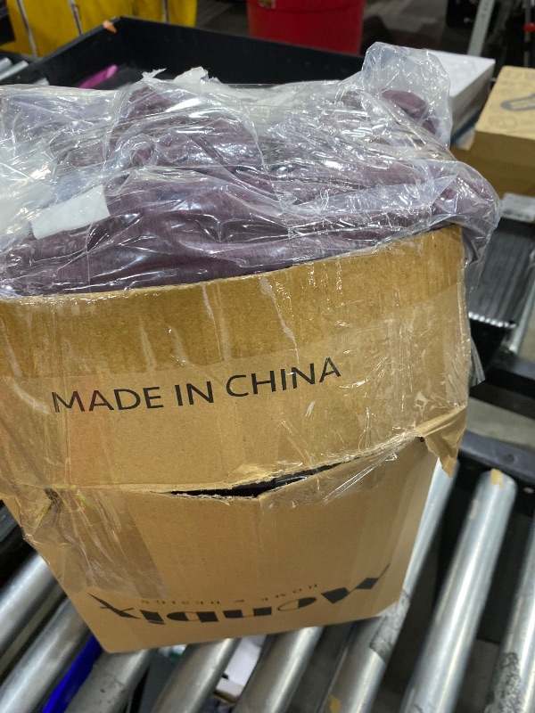 Photo 1 of Monbix California King Comforter Set - 7 Pieces Cationic Dyeing Italian Plum Bed in a Bag Cal King Bed Sets with Comforter, Sheets, Pillowcases & Shams, Reversible Bedding Comforters Sets