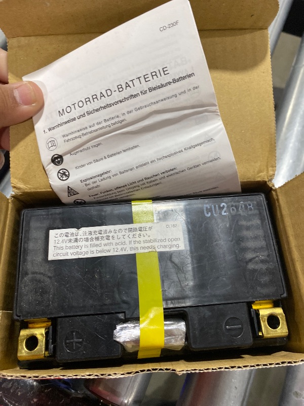 Photo 1 of Yuasa YUAM7210A YTZ10S Factory Activated YTZ High Performance AGM Battery