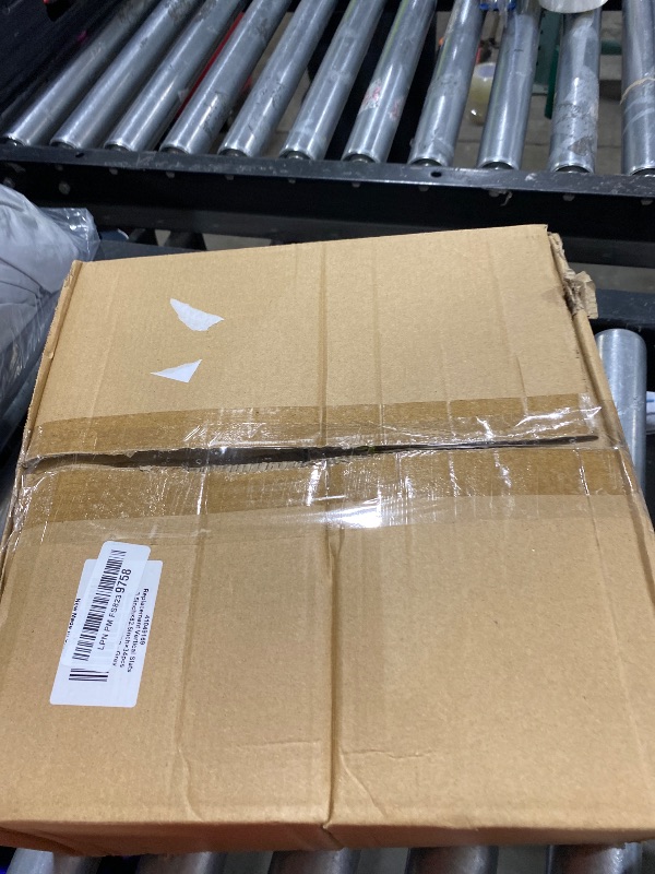 Photo 1 of LazBlinds Room Darkening Vertical Blinds Replacement Slats – Polyester Fabric for Sliding Glass Door, Patio & Windows, 82.5"x3.5", 34 Pack, Grey