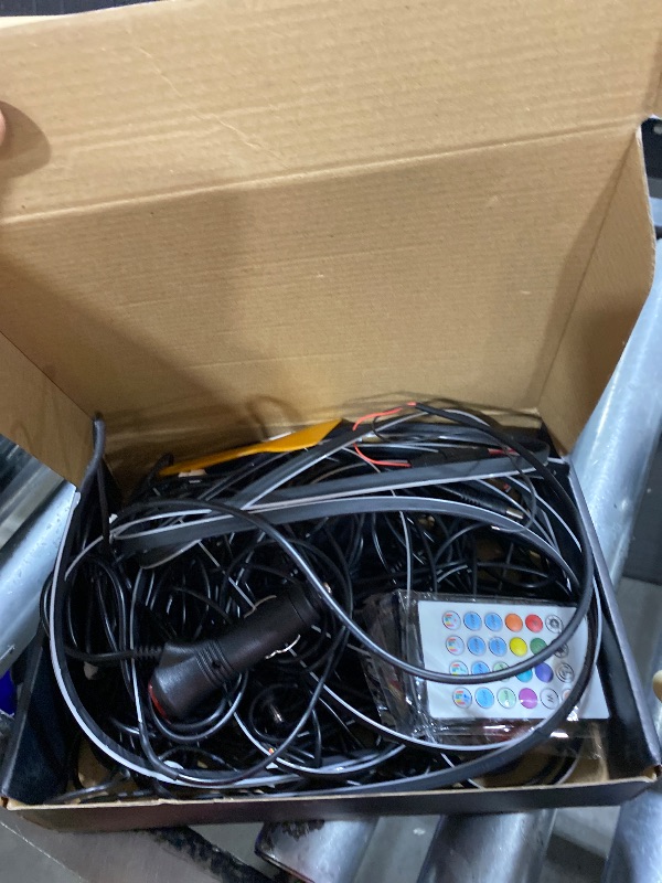 Photo 1 of Jushope Interior Car LED Strip Lights, Acrylic LED Lights for Car with Dynamic Dreamcolor Chasing, Ambient Lighting Kits Music Sync Wireless APP and RF Remote Control (10 in 1)