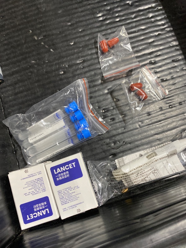 Photo 1 of 100 Hemoglobin Test Strips with Hemoglobin Test Meter, Hemoglobin Test Kits for Home Use, Home Hemoglobin Tester, Easy to Use and Read.