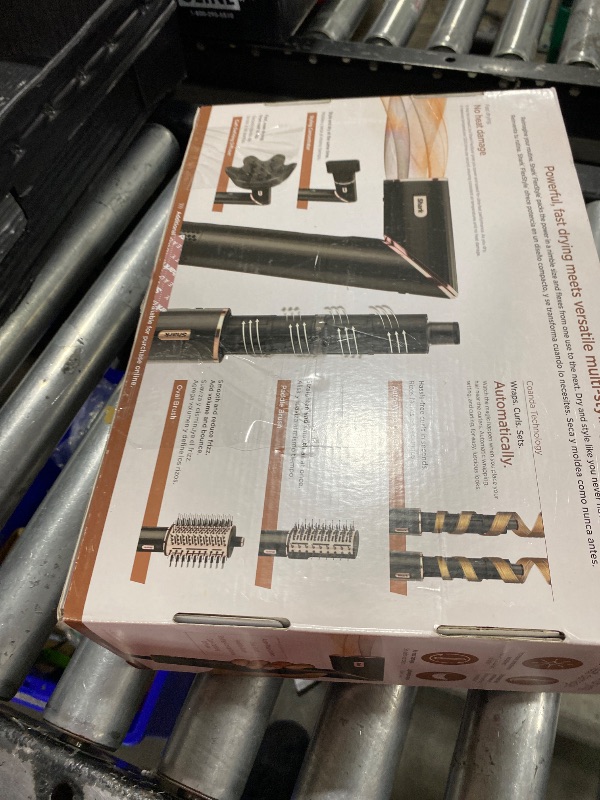 Photo 1 of Shark Hair Dryer | FlexStyle Hair Styling System | Portable & Powerful Blow Dryer Brush | Hair Curler & Volumizer | 6 Styling Tools Included | Best for All Hair Types | Black | HD440BK