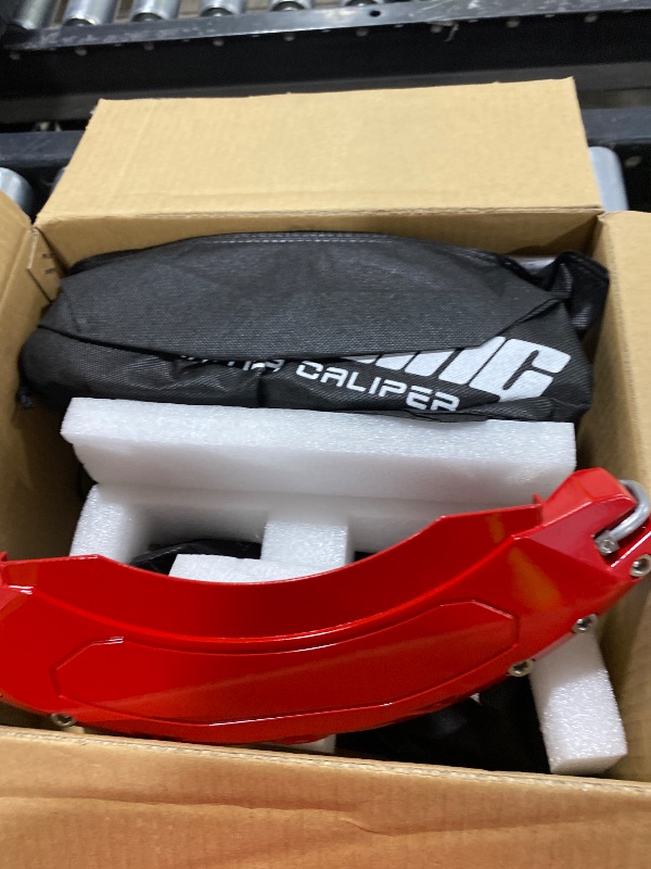 Photo 1 of AOOA Powder Coating Aluminum Red Caliper Cover Fits Toyota Camry XSE Electronic Brake and RAV4 2019-2025,Lexcus ES 2019-2024 (set of 4)