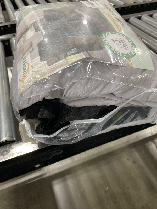 Photo 1 of Rwoyno Waterproof Recliner Sofa Covers with Flipped Middle Backrest Washable Recliner Couch Covers Non-Slip with Elastic Straps Furniture Protector for Kid Dogs Pets (Light Grey)