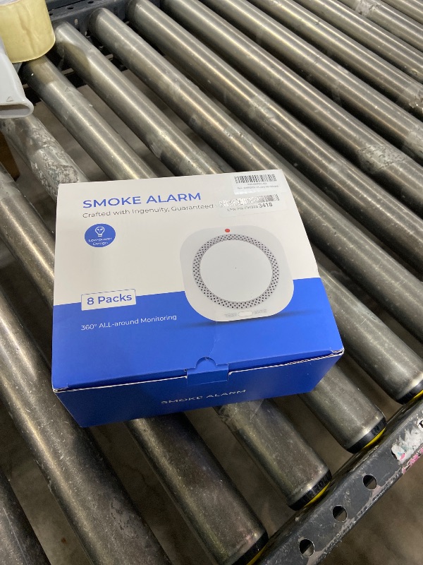 Photo 1 of Warroxide  Detectors for Home,Photoelectric Wireless Fire Alarms Replaceable Battery Powered,Portable Smoke Alarm with Test/Mute Button,Attic Smoke Detector,8 Pcs