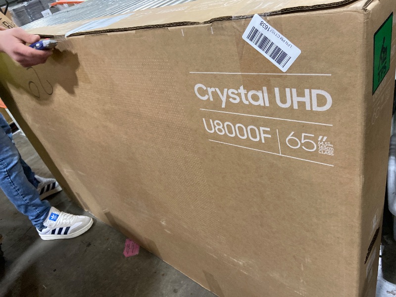 Photo 1 of Samsung 65-Inch Class Crystal UHD U8000F 4K Smart TV (2025 Model) Endless Free Content, Crystal Processor 4K, MetalStream Design, Knox Security, Alexa Built-in