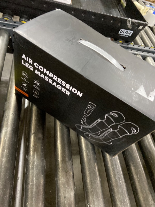 Photo 1 of Leg Massager with Heat and Compression, Foot and Full Leg Massager for Circulation and Pain Relief, Sequential Compression Boots with 6 Modes, 6 Intensity, 3 Heat, Gifts for Mom, Dad, Athletes