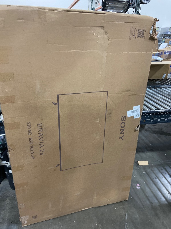 Photo 1 of Sony BRAVIA 2 II 65 Inch 4K Ultra HD LED Smart TV with Google TV and Exclusive Features for PlayStation®5 (K-65S20M2), 2025 Model