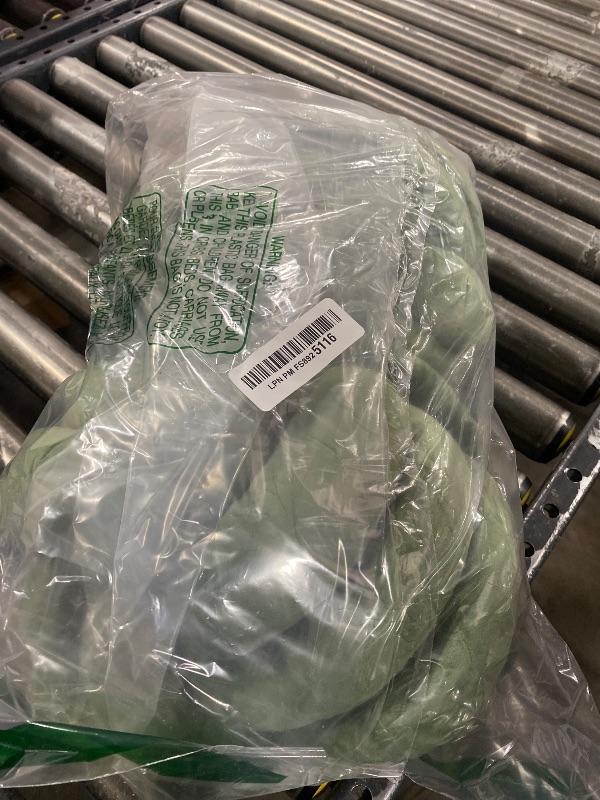 Photo 1 of Namalu 2 Pcs Soft Knot Pillow Ball, Decorative Round Throw Knotted Pillows Cushion, Handmade Stuffed Ball Pillows for Winter Bedroom Sofa Couch Home Decor(10.6 Inches,Dark Green)