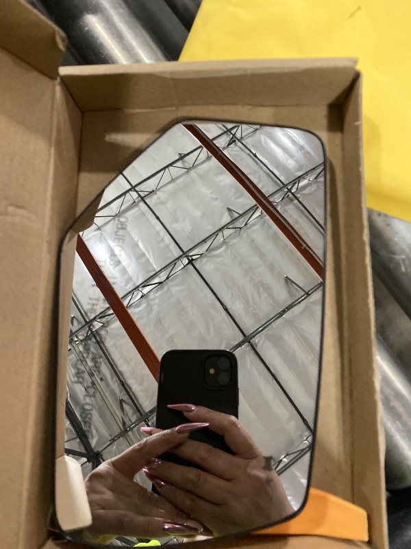 Photo 1 of Passenger Side Mirror Replacement for Cadillac Escalade Suburban Tahoe GMC Yukon 2015-2020, Right Exterior Side Rearview Mirrors Glass, with Backing Plate, Power Heated,Turn Signal