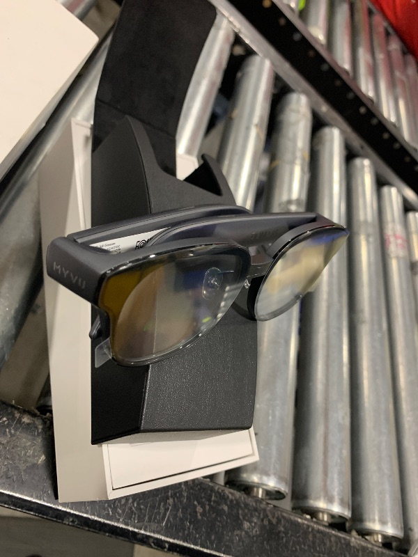 Photo 1 of Smart Glasses with AR Display, Invisible Teleprompter & AI Real-Time Translation in 15 Languages, Bluetooth AI Smartglasses for Speech, Travel, Business Meetings, Smart Sunglasses for Men Women