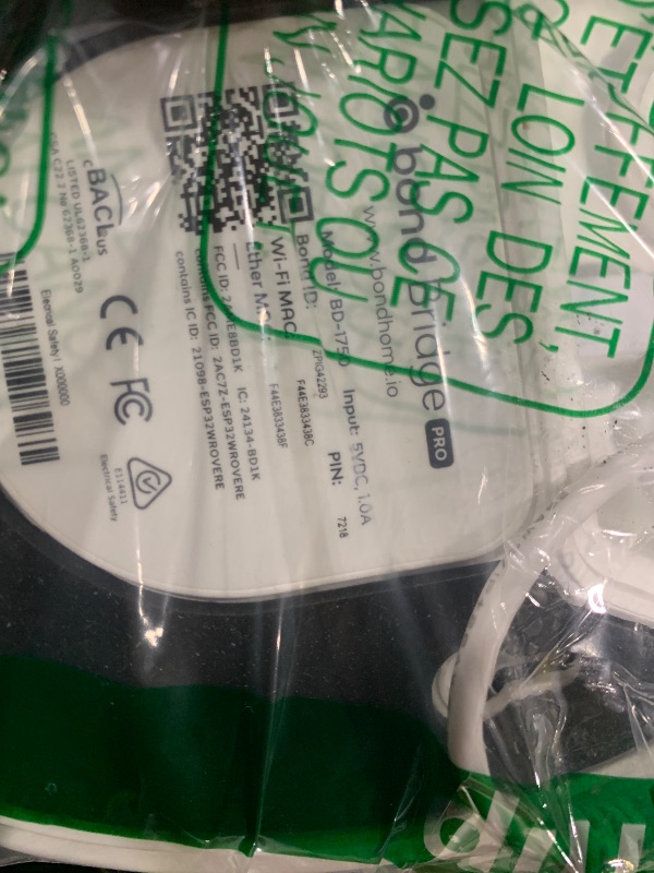 Photo 1 of BOND BRIDGE PRO | Add Wi-Fi to Motorized Shades | Ceiling Fans and Fireplaces| Ethernet port & PoE | Compatible with Alexa, Google Home and App