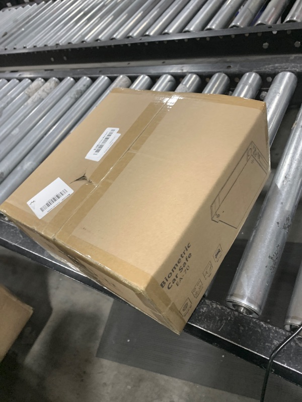 Photo 1 of Biometric  Safe for Handgun - Upward Eject Pistol Safe with Fingerprint & Keypad, Hidden Safe Fits for Car, Nightstand, Desk, Bed Side - Birthday Gifts for Husband Dad