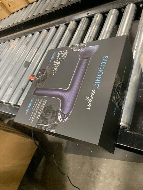 Photo 1 of Bio Ionic SMART-X Hair Dryer with Diffuser, High-Efficiency Blow Dryer with 3 Heat & 3 Speed Settings, Gently Dries, Defines & Reduces Frizz, Self-Cleaning Function, Alpine White