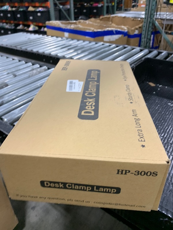 Photo 1 of ?LED Desk Lamp Dimmable with Clamp, Eye-Caring Clip on Lights for Home Office, 3 Adjustable Color Temperature,Extra Tall Metal Swing Arm, High Intensity Clamp w/A19 E26 Bulb for Working Reading