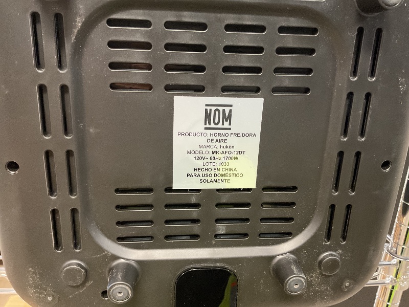 Photo 1 of SEE NOTES AND PICTURES ………12QT Air Fryer 10-in-1,Cooker Ovens Low Fat Healthy Oil free Frying,LED Touch Screen Temperature, Kitchen Oven 1800W